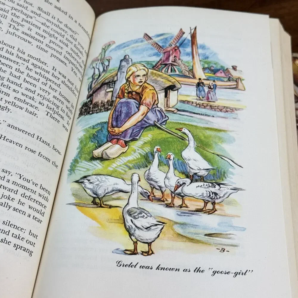 Hans Brinker or The Silver Skates Mary Mapes Dodge 1945 Illustrated Junior